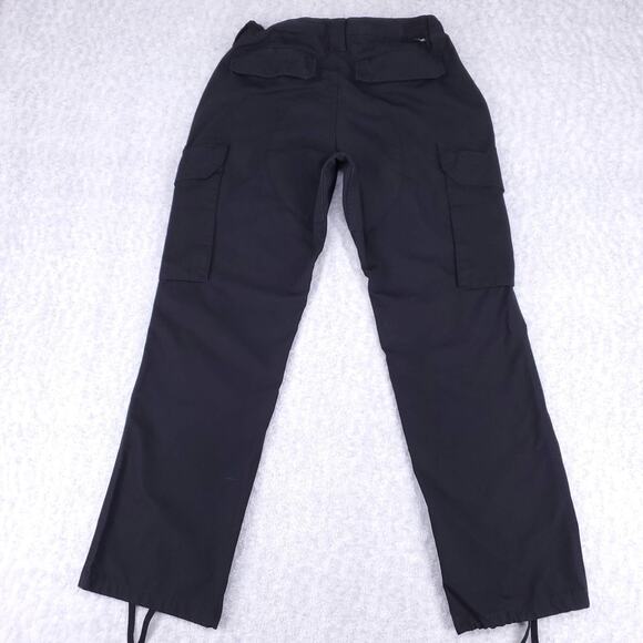 LAPG Tactical Cargo Ripstop Pants Wmns 26 Black Drawstring Hem Tactical Outdoor - Picture 2 of 11